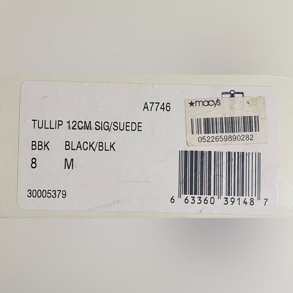 Coach TULLIP Signature C Black Suede Fleece Mid Calf Winter Boots Like New - Picture 5 of 5